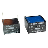 DS1-17,5-1,0-200A Coil 200uH 1.0A THT SCHURTER