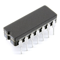 SN74125J QUAD BUFFER 3-STAGE DIP14C NSC BULK