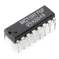 MC10H176P Hex D master-slave flip-flop DIP16 MOTOROLA