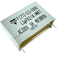 F17725155000 MKT 1.5uF 250VAC X2 10% R37.5 VISHAY