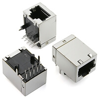 5558070-1 RJ-45 Telecom Socket THT TE-CONN